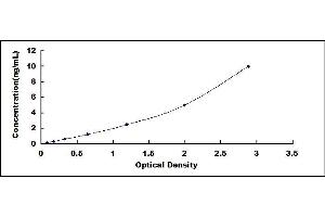 Typical standard curve (UBE2C ELISA 试剂盒)