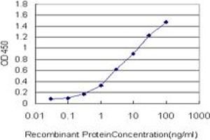 Detection limit for recombinant GST tagged KRT4 is approximately 0.