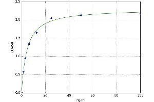 A typical standard curve (OTC ELISA 试剂盒)