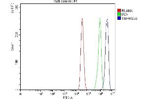 Flow Cytometry analysis of MCF-7 cells using anti-Matriptase 2/TMPRSS6 antibody (ABIN7599541). (TMPRSS6 抗体  (AA 1-759))