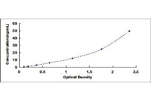 Typical standard curve (SERPINB2 ELISA 试剂盒)