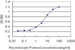 Detection limit for recombinant GST tagged GRK4 is approximately 0.