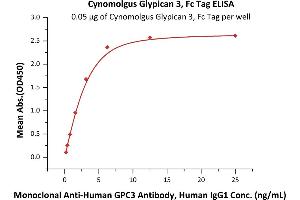 ELISA image for Glypican 3 (GPC3) (AA 25-559) (Active) protein (Fc Tag) (ABIN4949055)