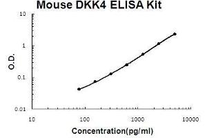 Mouse DKK4 PicoKine ELISA Kit standard curve (DKK4 ELISA 试剂盒)