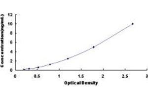 Typical standard curve (ZEB2 ELISA 试剂盒)