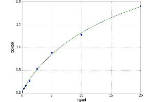 A typical standard curve