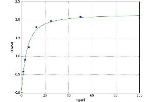 A typical standard curve