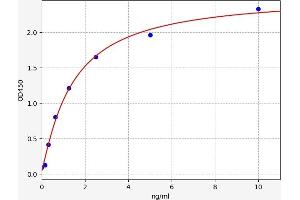 Typical standard curve (KDM3A ELISA 试剂盒)
