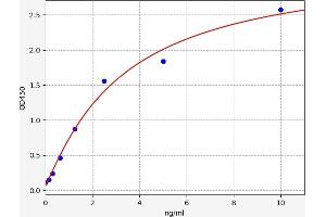 Typical standard curve (SNRPB ELISA 试剂盒)