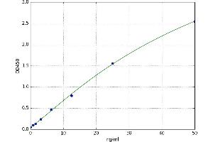 A typical standard curve