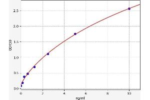 Typical standard curve (CYBB ELISA 试剂盒)