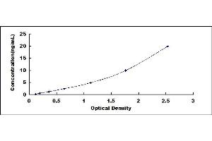 Typical standard curve (Epigen ELISA 试剂盒)