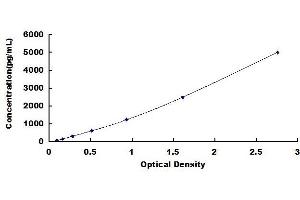 Typical standard curve (CCL3L1 ELISA 试剂盒)