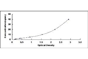 Typical standard curve (GSK3 alpha ELISA 试剂盒)