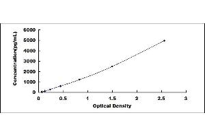 Typical standard curve (p53 ELISA 试剂盒)