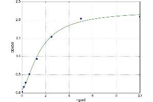 A typical standard curve (UCP2 ELISA 试剂盒)