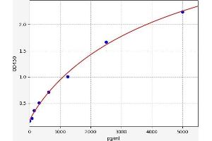 Typical standard curve (CHAD ELISA 试剂盒)