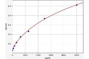 Typical standard curve (NEGR1 ELISA 试剂盒)