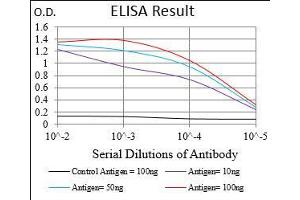 ELISA image for anti-Protein tyrosine Phosphatase Type IVA, Member 2 (PTP4A2) (AA 58-162) antibody (ABIN1724901)