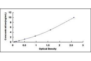 Typical standard curve (PTAFR ELISA 试剂盒)