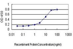 Detection limit for recombinant GST tagged ADAM12 is approximately 0.