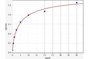 Typical standard curve (HDAC8 ELISA 试剂盒)