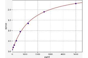 Typical standard curve (GFRA1 ELISA 试剂盒)