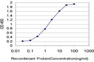 Detection limit for recombinant GST tagged FABP4 is approximately 0. (FABP4 抗体  (AA 1-132))