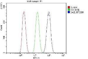 Flow Cytometry analysis of HEPA1-6 cells using anti-DAZL antibody (ABIN7601384).