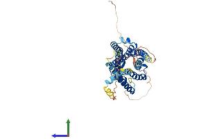 AlphaFold protein structure predicition of Mouse Recombinant Ntsr1 Protein, UniprotID O88319