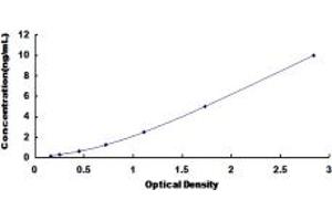 Typical standard curve (SGPL1 ELISA 试剂盒)
