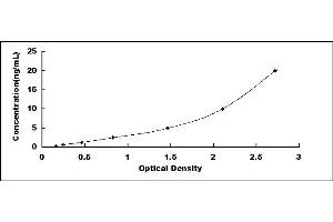 Typical standard curve (ADRB1 ELISA 试剂盒)