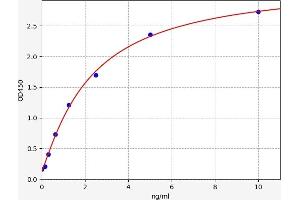 Typical standard curve (PGAP1 ELISA 试剂盒)