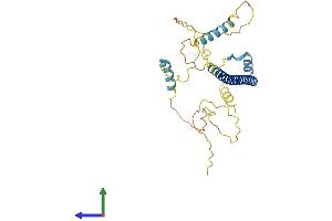 AlphaFold protein structure predicition of Human Recombinant AP1AR Protein, UniprotID Q63HQ0