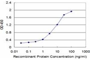 Detection limit for recombinant GST tagged FAS is approximately 0. (FAS 抗体  (AA 20-119))
