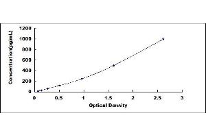 Typical standard curve (CXCL10 ELISA 试剂盒)