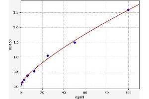 Typical standard curve (RBP4 ELISA 试剂盒)