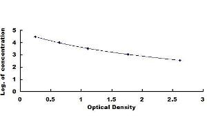 Typical standard curve