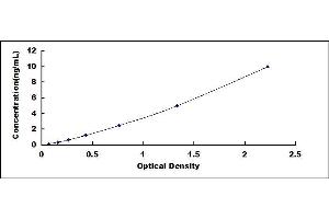 Typical standard curve (GABPA ELISA 试剂盒)