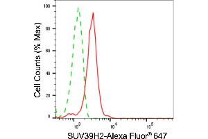 Flow cytometric analysis of SUV39H2 expression in C2C12 cells using SUV39H2 antibody (ABIN7800468), 1:2,000). (Recombinant SUV39H2 抗体)