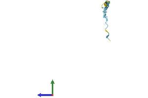 AlphaFold protein structure predicition of Human Recombinant SPRR2E Protein, UniprotID P22531