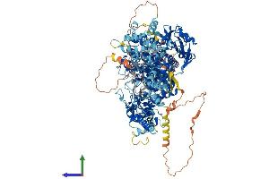 AlphaFold protein structure predicition of Mouse Recombinant Phka2 Protein, UniprotID Q8BWJ3