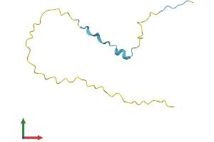 AlphaFold protein structure predicition of Human Recombinant HMGN3 Protein, UniprotID Q15651