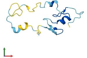 Protein Structure (PS) image for Cysteine-Rich PDZ-Binding Protein (CRIPT) (AA 1-101) protein (His tag) (ABIN7562536)