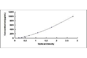 Typical standard curve (GDF5 ELISA 试剂盒)