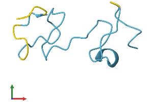 AlphaFold protein structure predicition of Human Recombinant MT1G Protein, UniprotID P13640