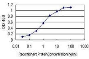 Detection limit for recombinant GST tagged TAC3 is approximately 0. (Tachykinin 3 抗体  (AA 17-121))