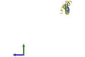 AlphaFold protein structure predicition of Human Recombinant MT-ATP8 Protein, UniprotID P03928