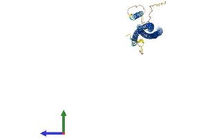 AlphaFold protein structure predicition of Mouse Recombinant Ccdc68 Protein, UniprotID Q8BVC4