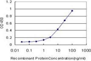 Detection limit for recombinant GST tagged CD7 is approximately 0. (CD7 抗体  (AA 21-240))